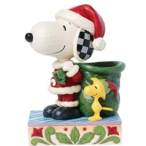 JIM SHORE PEANUTS- "SNOOPY'S LITTLE HELPER" 6015030, NEW WITH TAGS!!